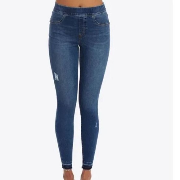TBD Spanx Distressed Skinny Jeans #20203R XS NEW